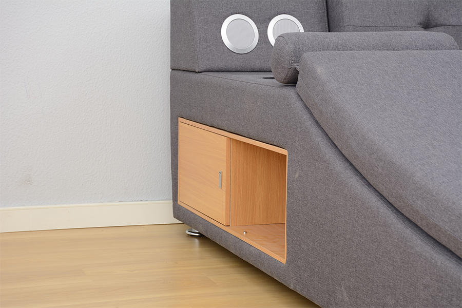 Rangka Katil Santai Bersepadu Pembesar Suara Bluetooth 1550 Upholster
