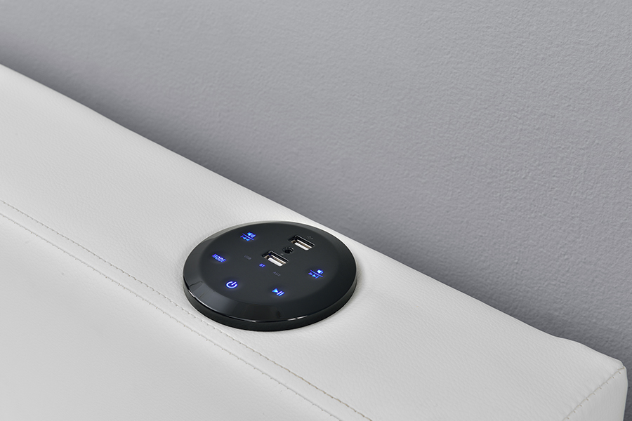 Rangka Katil Penyimpanan Audio-Visual Pelapis Speaker Bluetooth 1894-1DS