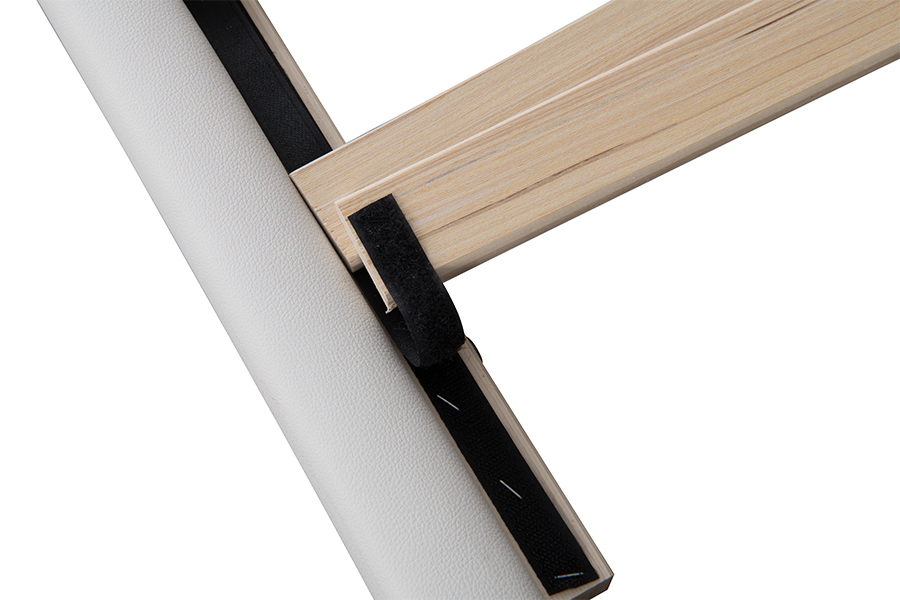 Rangka Katil Kulit Berbentuk L 4546-3U USB Upholsteri