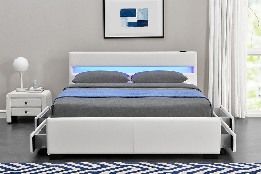 Rangka Katil Penyimpanan Audio-Visual Pelapis Speaker Bluetooth 1894-1DS