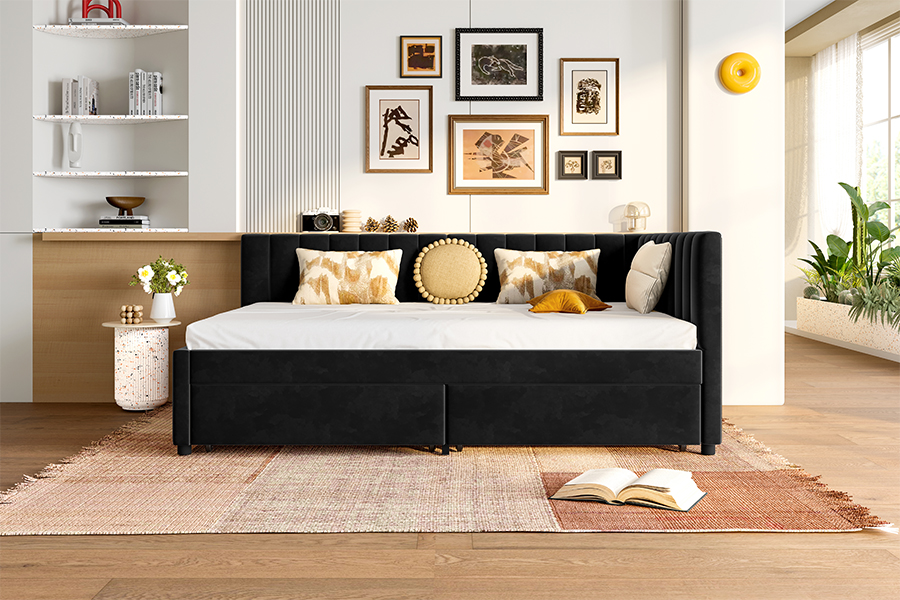 Katil Sofa Baldu Penyimpanan 4856D untuk Ruang Kecil