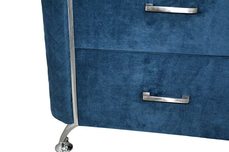 WSS954 Diamond Velvet Nightstand/ Meja Katil