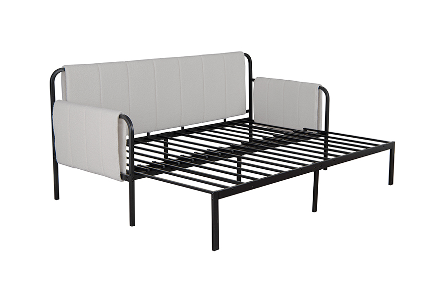 4712 Katil sofa Fabrik Bulu Kambing Trundle