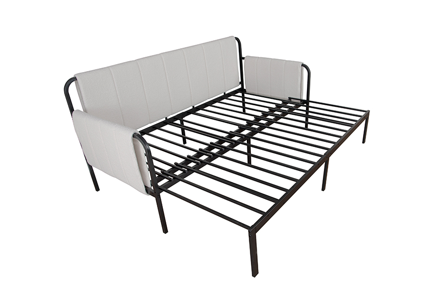 4712 Katil sofa Fabrik Bulu Kambing Trundle