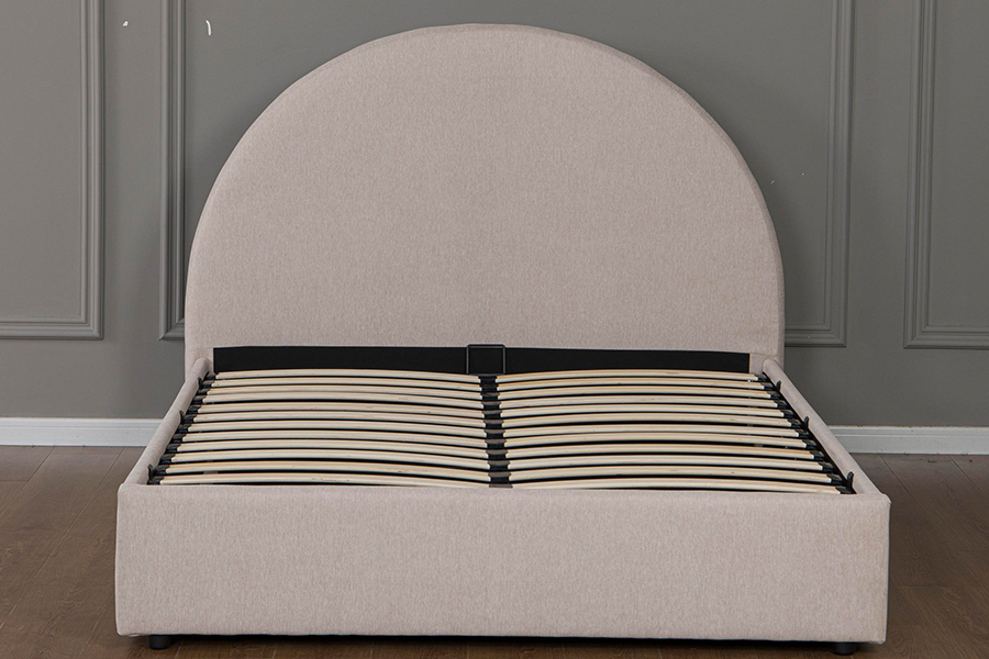 Rangka Katil Penyimpanan Upholsteri Bahan Mesra Alam 5019G