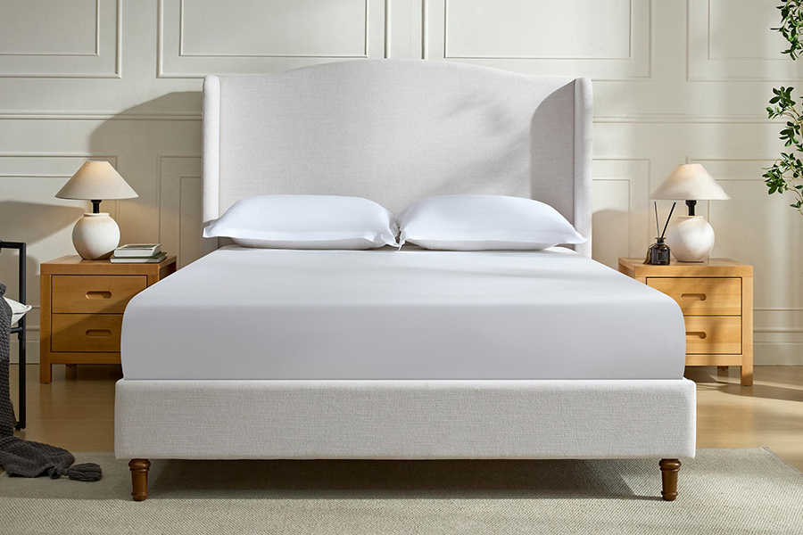 N4 Dimensi katil double bersaiz King Bingkai Katil Penyimpanan Upholsteri
