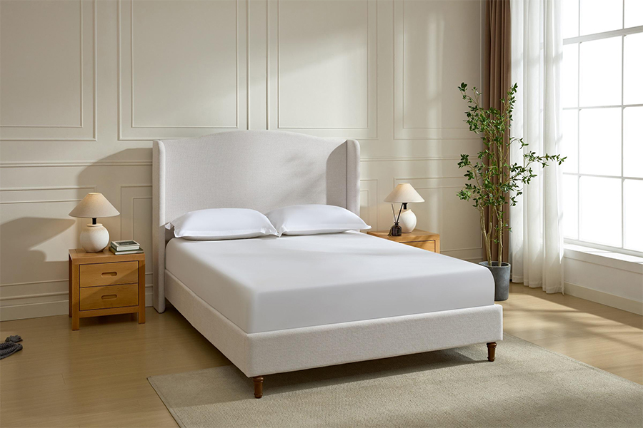N4 Dimensi katil double bersaiz King Bingkai Katil Penyimpanan Upholsteri