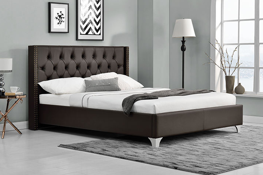 1210 Wing Design Classical Studs Katil Upholsteri