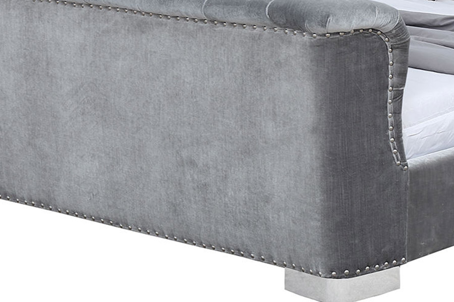 1413 Rekaan Moden Katil Upholstered Platform Upholster
