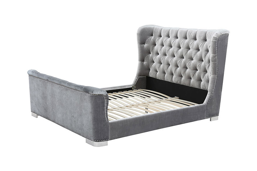 1413 Rekaan Moden Katil Upholstered Platform Upholster