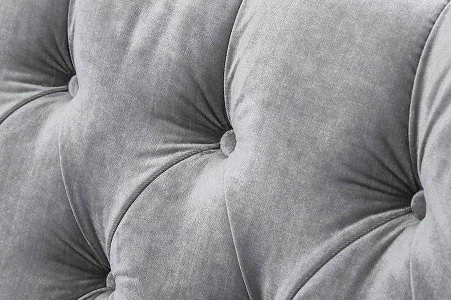 1402 Kepala Katil Berumbai Bilah Kayu Lembut Katil Upholsteri