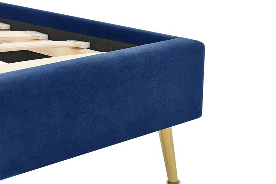 1358 Katil Fabrik Ringkas yang Elegan Katil Upholsteri