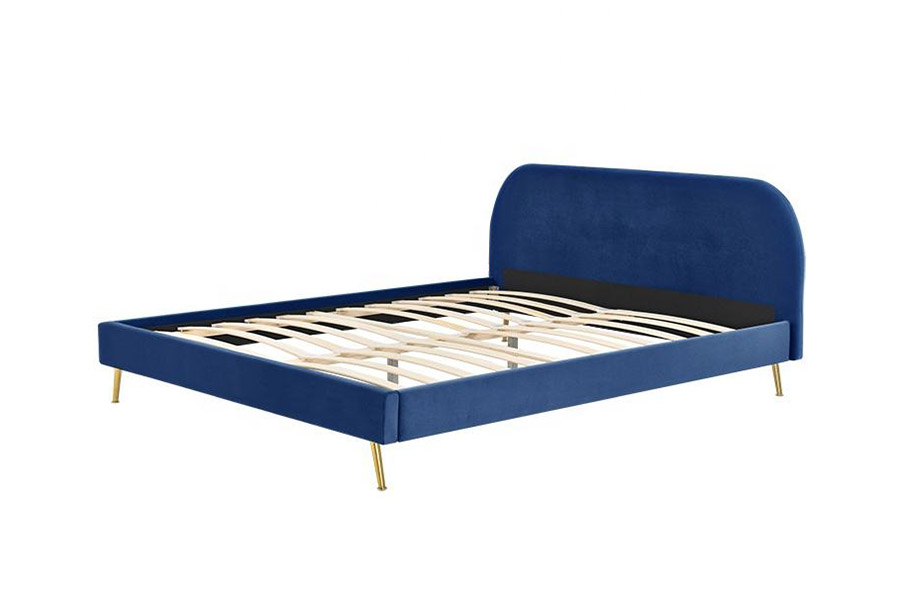 1358 Katil Fabrik Ringkas yang Elegan Katil Upholsteri