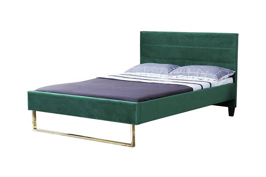1347 Katil Mewah Saiz King Rekaan Moden Katil Upholsteri