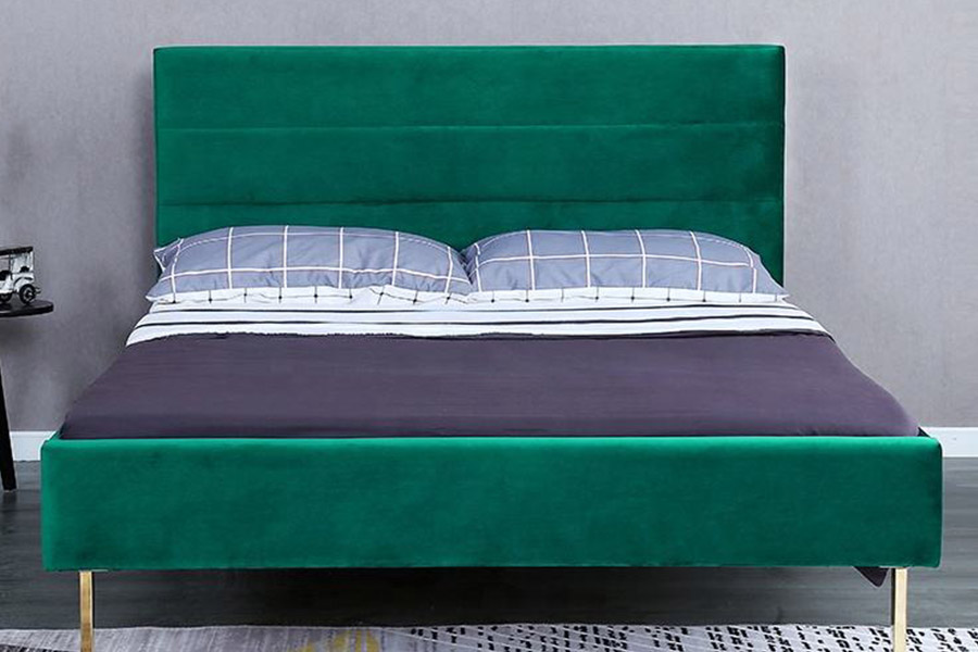 1347 Katil Mewah Saiz King Rekaan Moden Katil Upholsteri