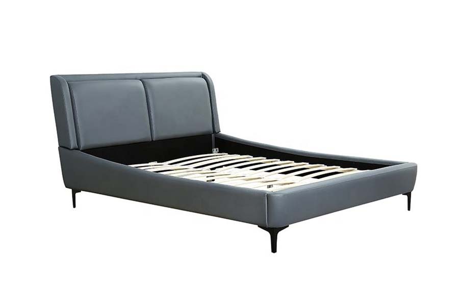 1584 Katil Upholsteri Kepala Katil Lembut Kulit Hitam