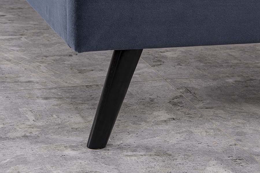 1663 Katil Kayu Baldu Berumbai Double Katil Upholsteri