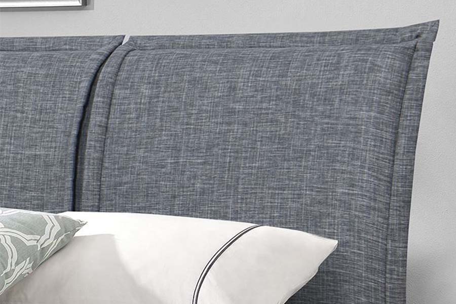 1530 Katil Berlapis Fabrik Linen Rangka Katil Penyimpanan Upholster