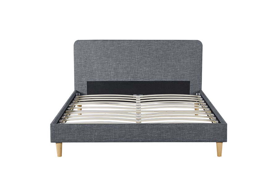 1509 Katil Berlapis Kayu Linen Berkualiti Tinggi