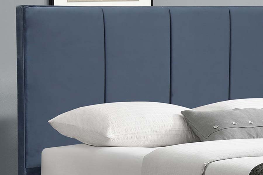 1495 Fabric Double Bed Rangka Katil Tahan Lama Katil Upholsteri