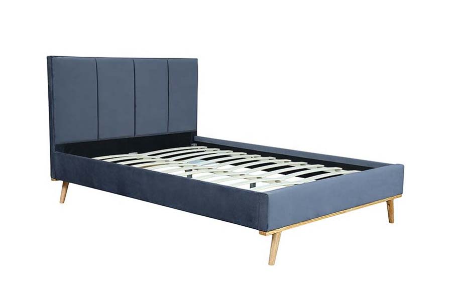 1495 Fabric Double Bed Rangka Katil Tahan Lama Katil Upholsteri