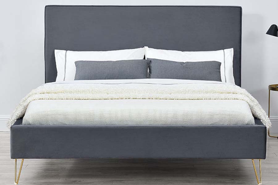 1476 Katil Pelantar Fabrik Baldu Berwarna-warni Katil Upholsteri