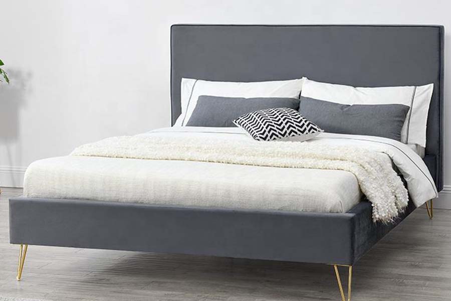 1476 Katil Pelantar Fabrik Baldu Berwarna-warni Katil Upholsteri