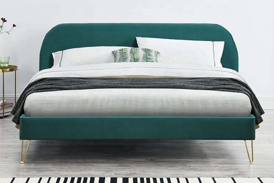 1475 Berkualiti Tinggi Rangka Katil King Size Katil Upholsteri