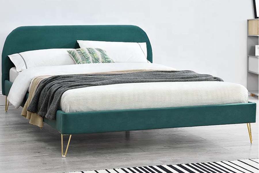 1475 Berkualiti Tinggi Rangka Katil King Size Katil Upholsteri