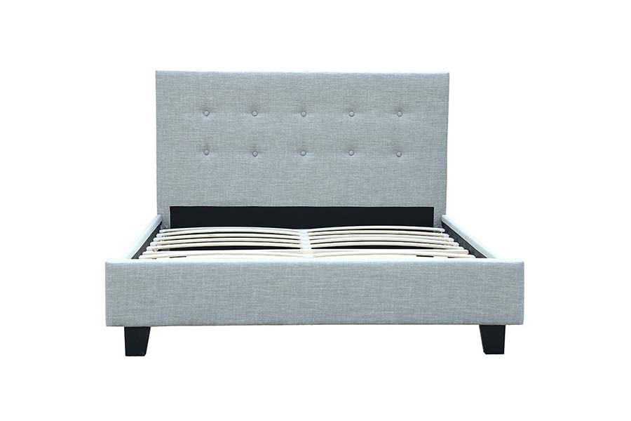 1465 Katil Upholsteri Bingkai Kayu Saiz Penuh
