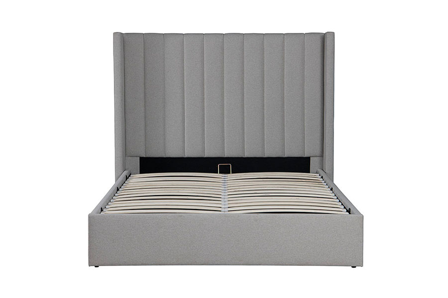 4242 Linen Fabric Lift-Up Storage Upholstered Bed Frame