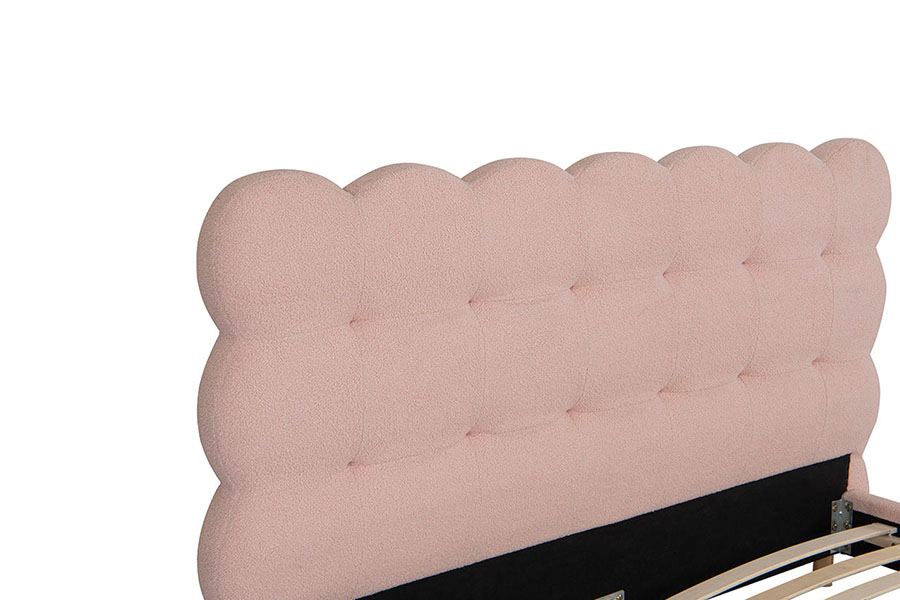 4134 French Design Katil Berumbai Berumbai Bulu Sherpa