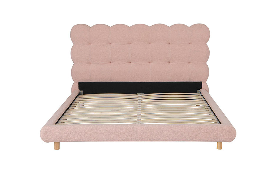 4134 French Design Katil Berumbai Berumbai Bulu Sherpa