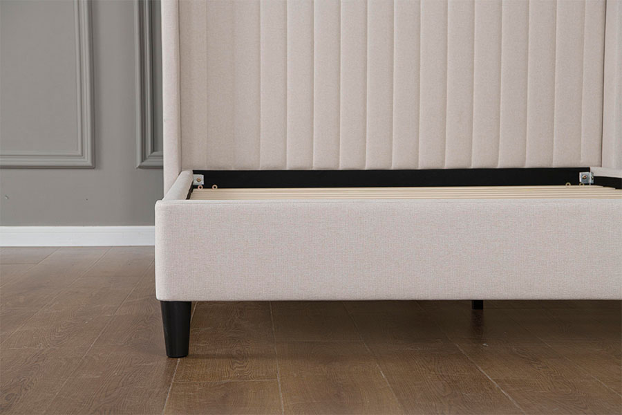 4905 Katil Pelantar Minimalis Linen Berumbai
