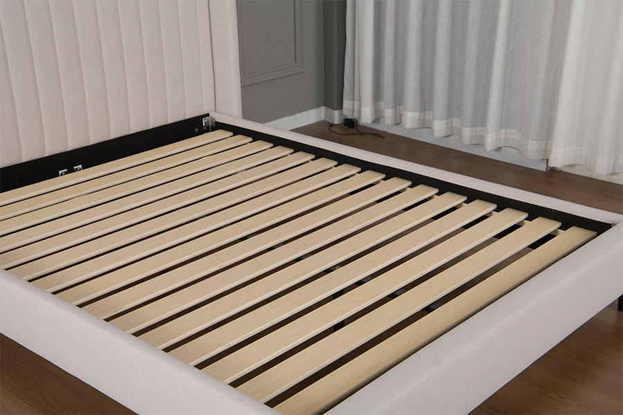 4905 Katil Pelantar Minimalis Linen Berumbai