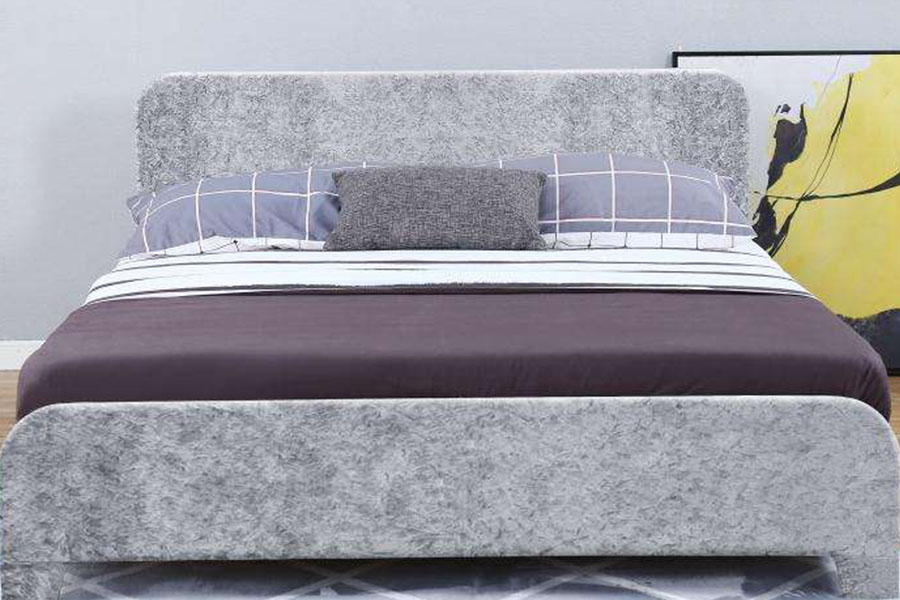1142-3 Fabrik Linen Moden Pakej Satu Kotak Katil Upholsteri