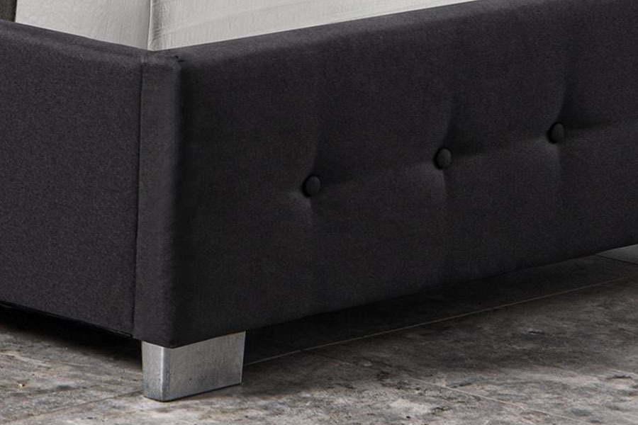 1286G Bingkai Katil Penyimpanan Uthmaniyyah Berumbai-Button Single Upholstered
