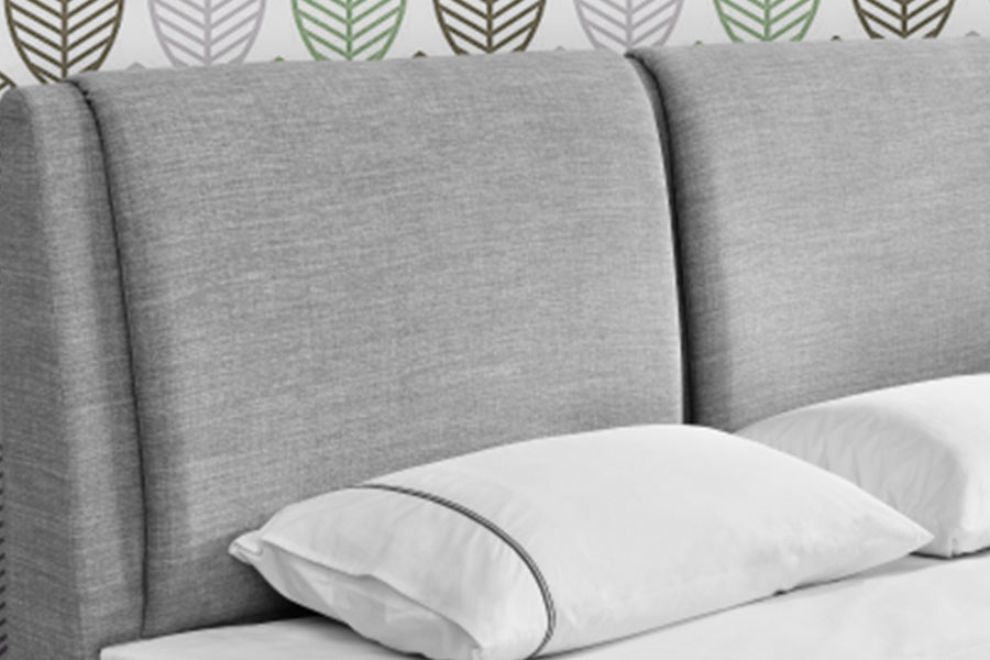 1256G Linen Mewah Penyimpanan Lif Gas Uthmaniyyah Rangka Katil Upholsteri